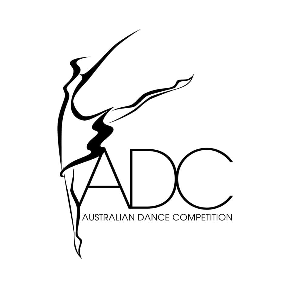 Australian Dance Competition (ADC) logo with dancer silhouette.
